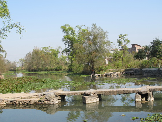 ここはまだ井戸水を使っています