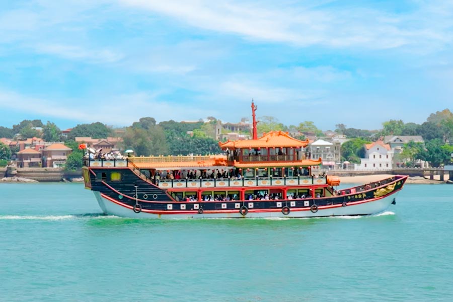 アモイ洋上クルーズ